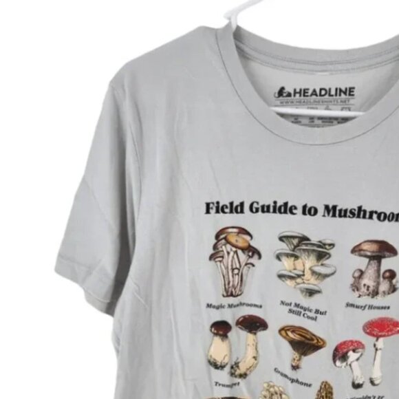 Headline Unisex Field Guide To Mushrooms Short Sleeve Tee - L - Picture 3 of 6